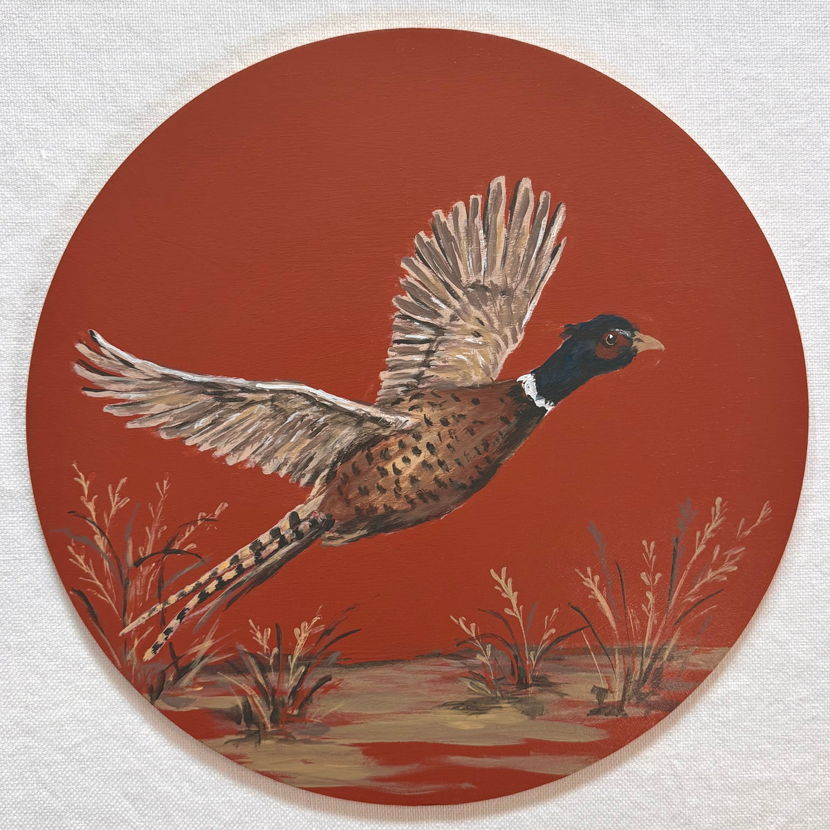 Russet Field | Hand-Painted Charger Set