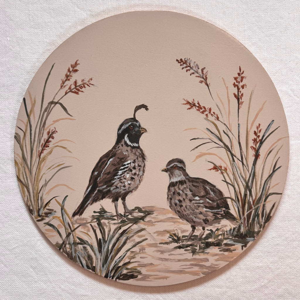 Upland Pursuit | Hand-Painted Charger Set