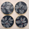 Berries at Dusk | Hand-Painted Coasters