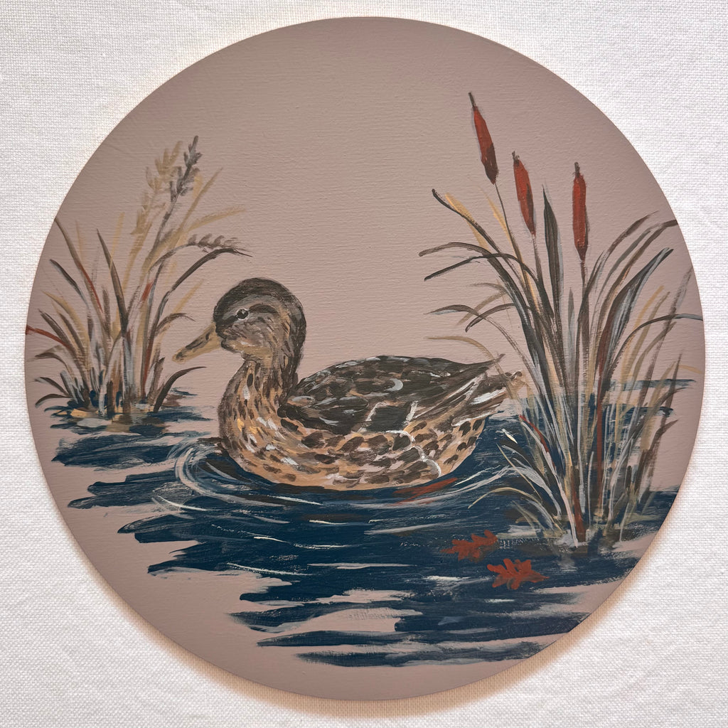 Autumn Water | Hand-Painted Charger Set