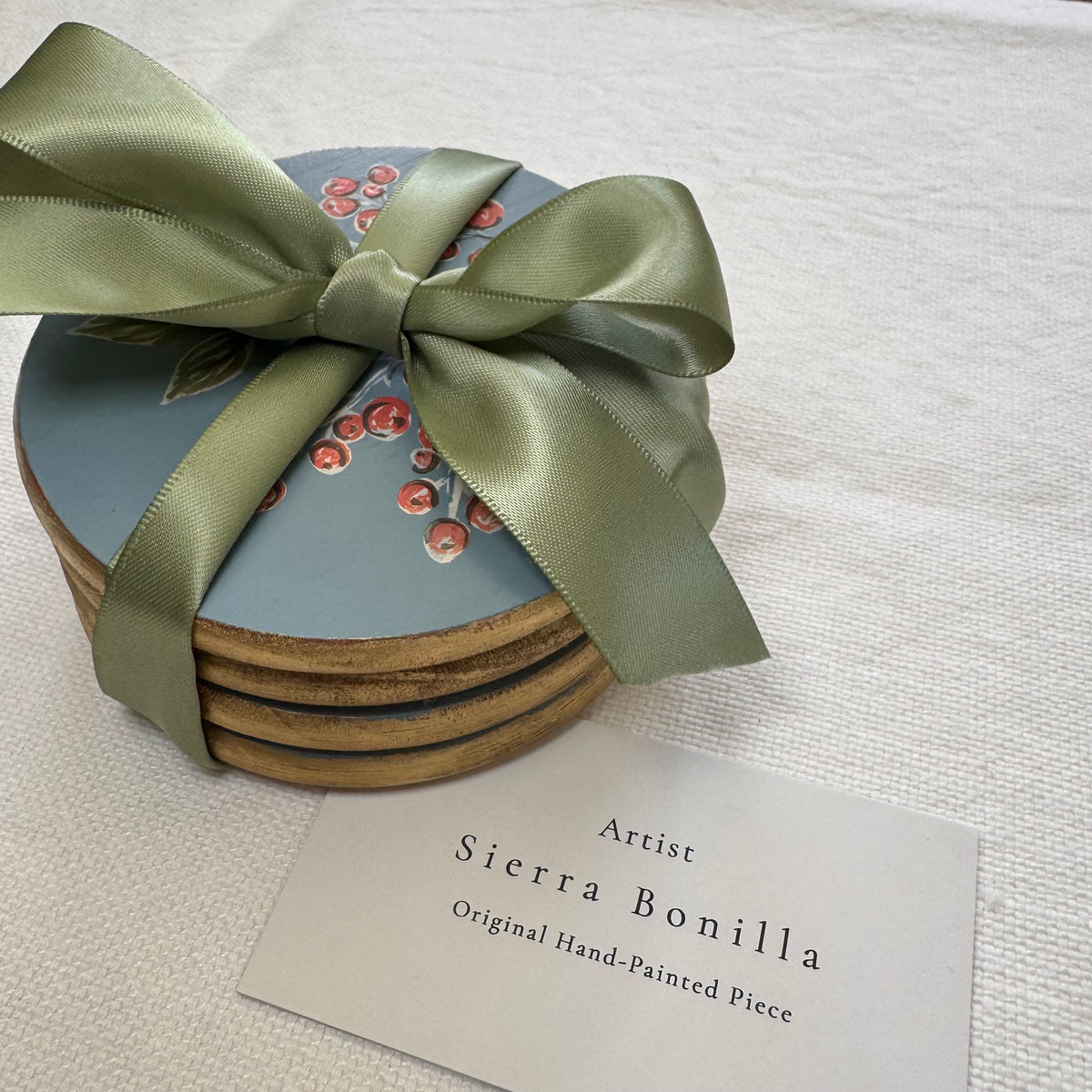 Blue Ridge Harvest | Hand-Painted Coasters