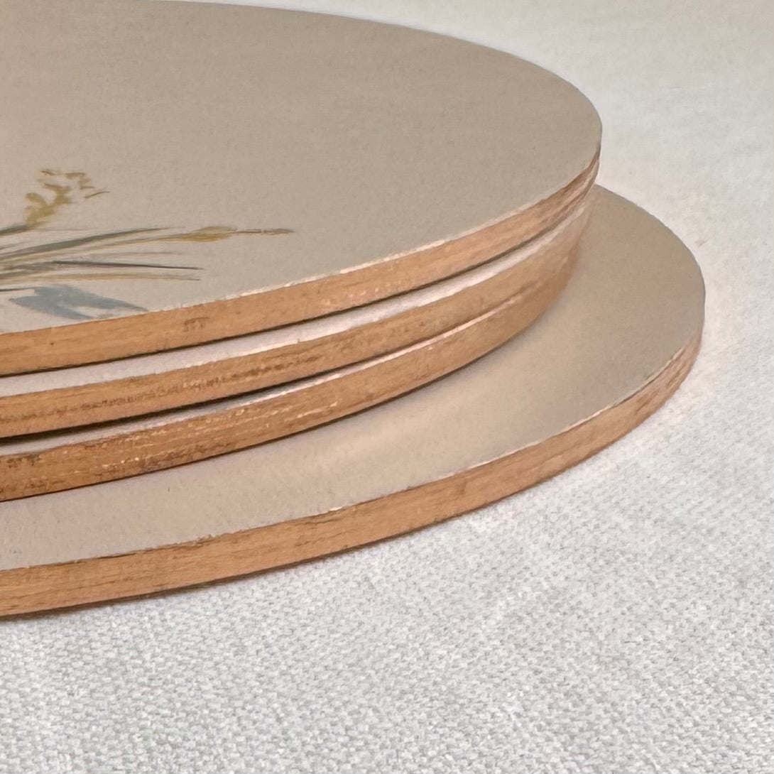 Marsh Gathering | Hand-Painted Charger Set