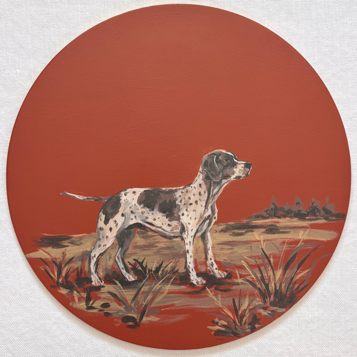 Russet Field | Hand-Painted Charger Set