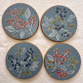 Blue Ridge Harvest | Hand-Painted Coasters