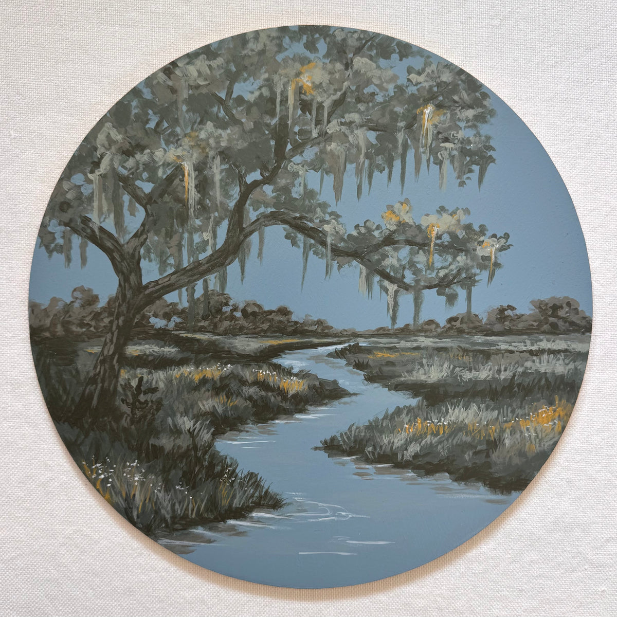 Marshland Blue | Hand-Painted Charger Set