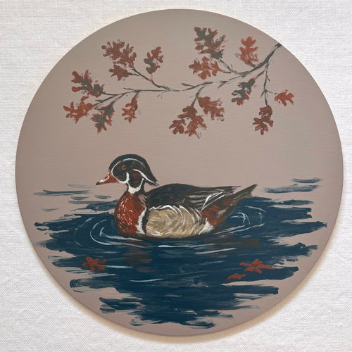 Autumn Water | Hand-Painted Charger Set